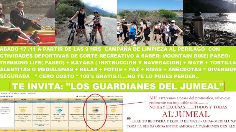 “Guardianes de El Jumeal” invita a una jornada de recreación