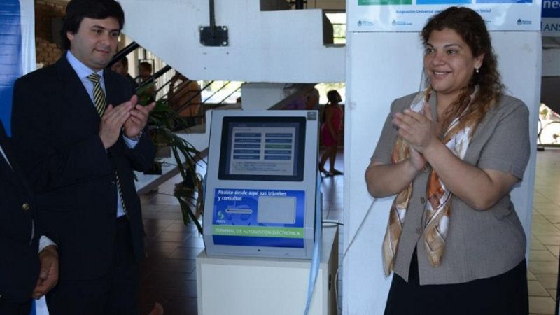 Se inauguró terminal de autoconsulta de ANSES