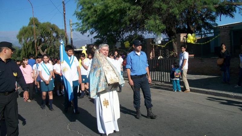 La Virgen ya visitó más de 100 escuelas, instituciones y parroquias