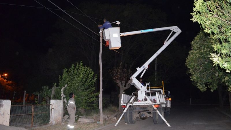 Nuevas luminarias en Valle Viejo 