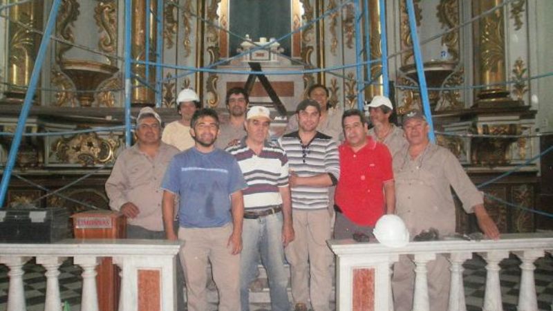 Restauran el altar histórico de la Catedral Basílica