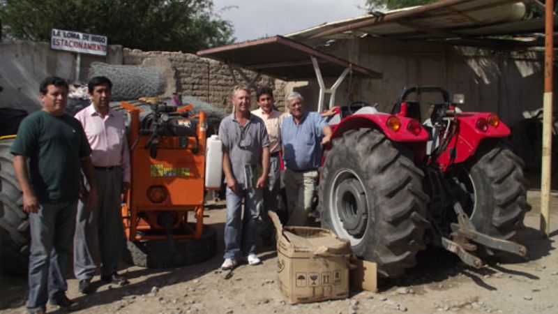 Llegan insumos y maquinaria a Santa María