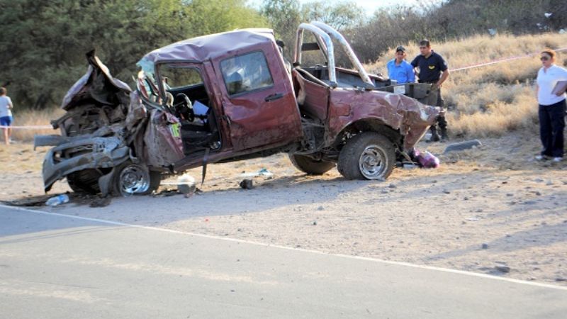Violento accidente en la ruta N°1