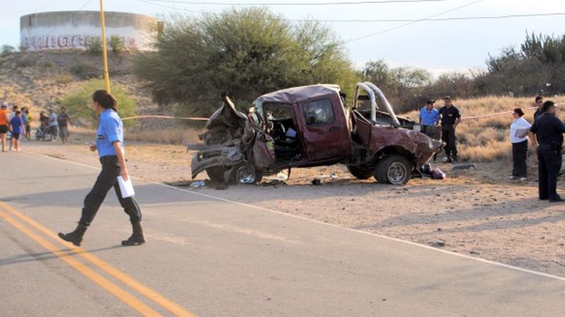 Violento accidente en la ruta N°1