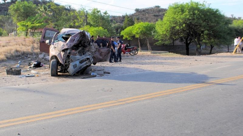 Violento accidente en la ruta N°1