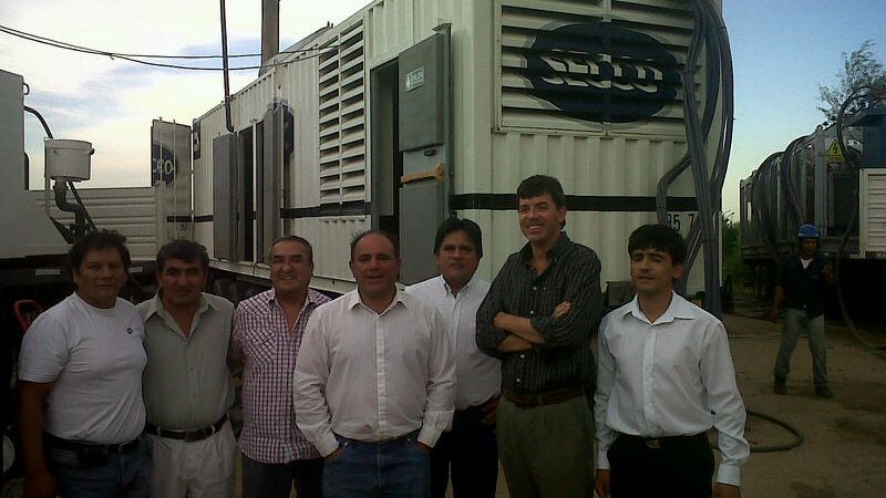 Dalla Lasta restableció el servicio de energía en Chumbicha  