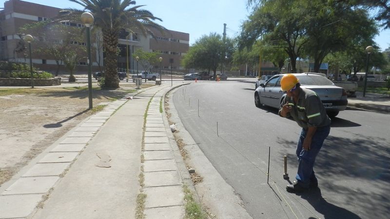 Ordenador de tránsito en el nuevo edificio de OSEP   