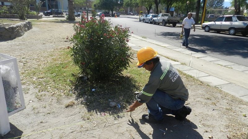 Ordenador de tránsito en el nuevo edificio de OSEP   