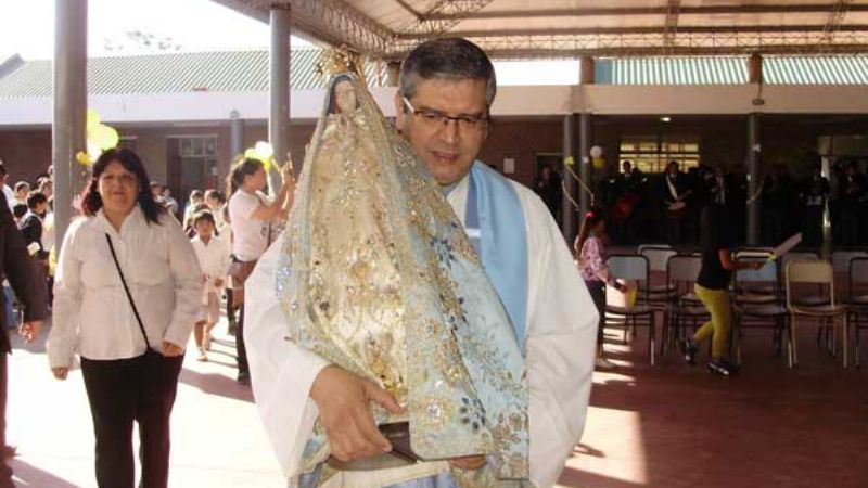 La Virgen del Valle visitó la Escuela Municipal N° 3