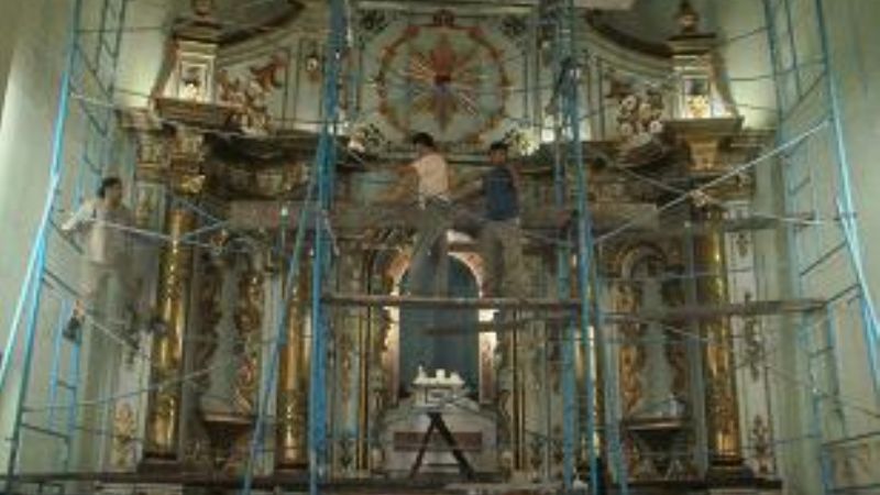 Habilitan las obras de restauración del altar histórico de la Catedral