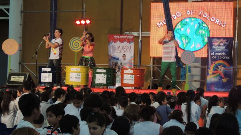 Miles de niños asistieron al cierre de la Expo Ambiente