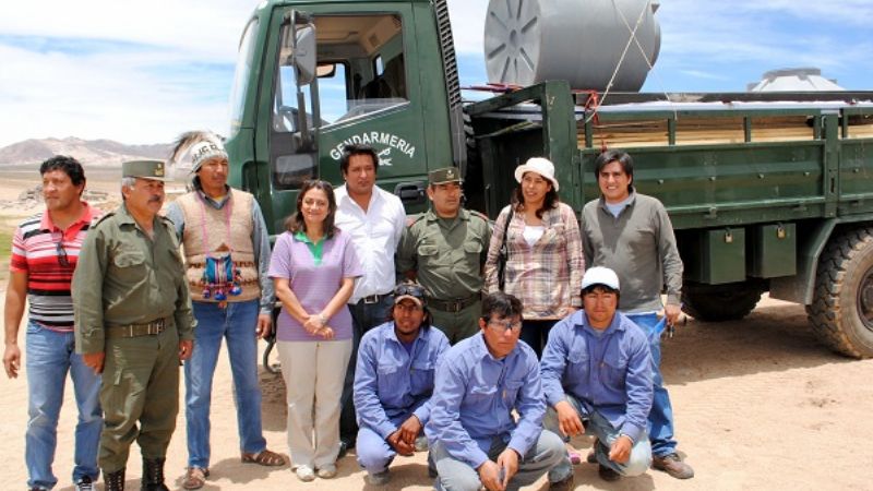 La gobernadora visitó La Angostura y Aguas Calientes