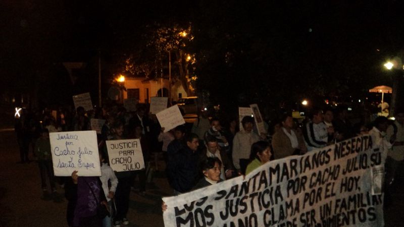Nueva marcha por justicia en Santa María