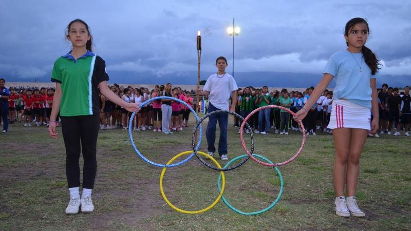 Muestra de gimnasia de las Escuelas Municipales