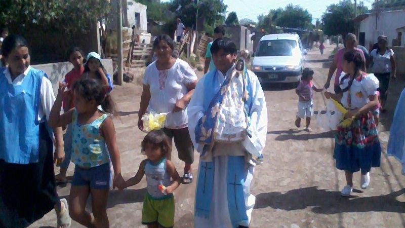 El Oratorio del barrio Villa Eumelia recibió a la Virgen del Valle