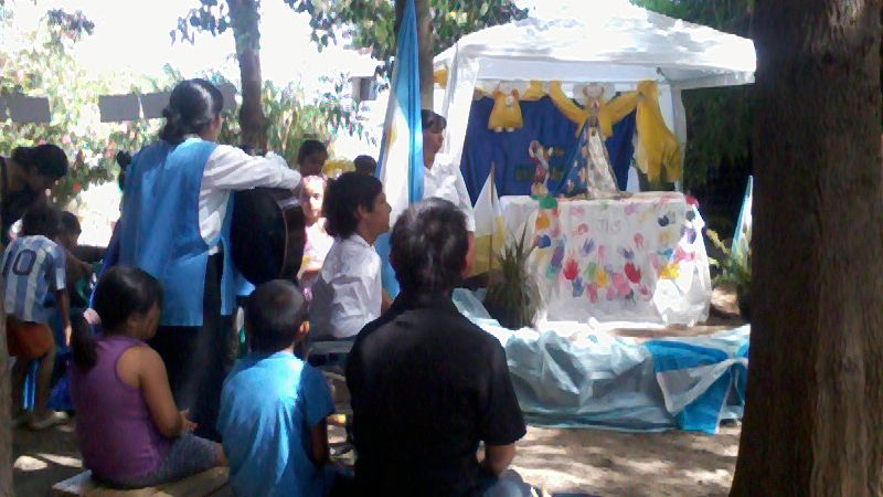 El Oratorio del barrio Villa Eumelia recibió a la Virgen del Valle