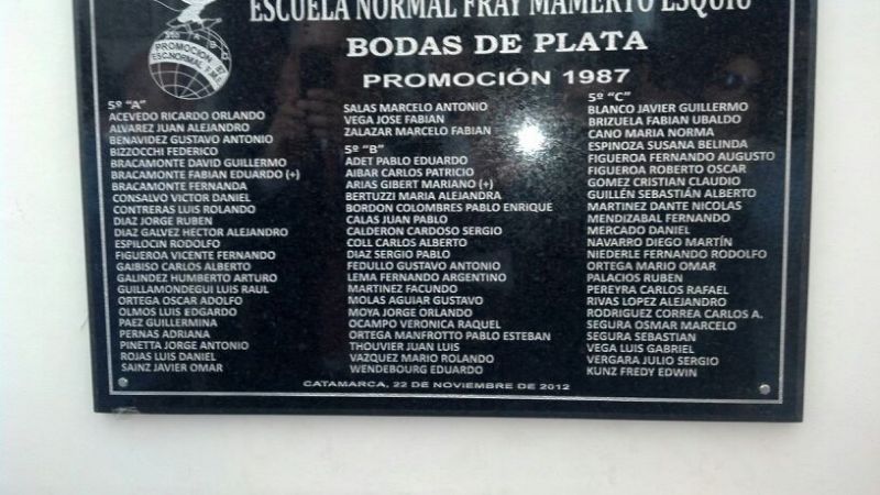 Graduados 87” de la Fray celebraron 25 años