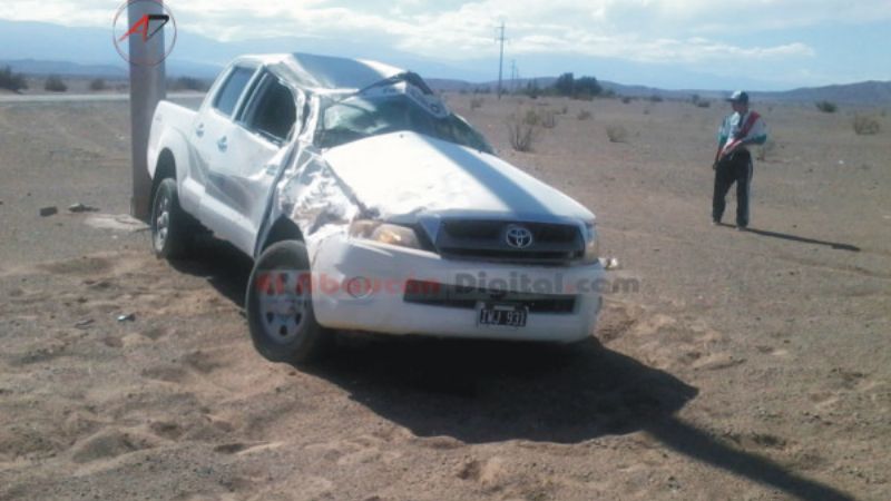 Otro vuelco: esta vez en Fiambalá