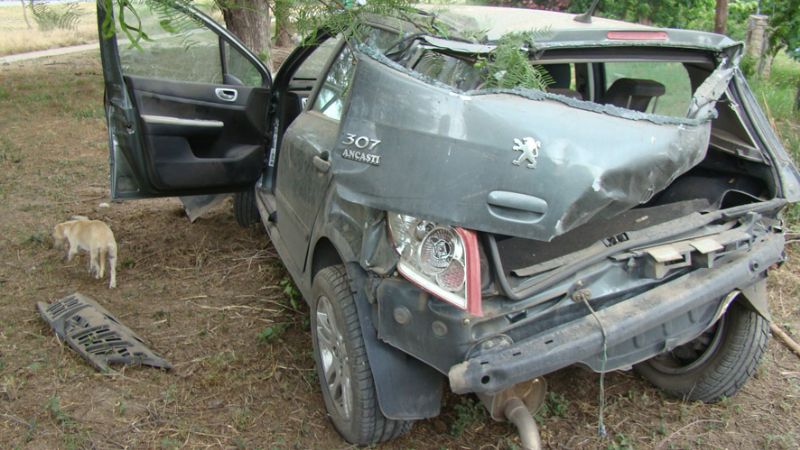 Vuelco en Huillapima