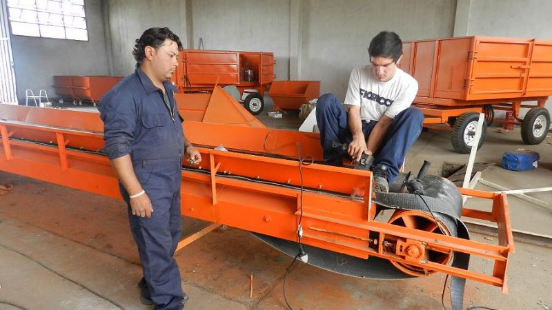 Trabajos de instalación en la Planta de RSU