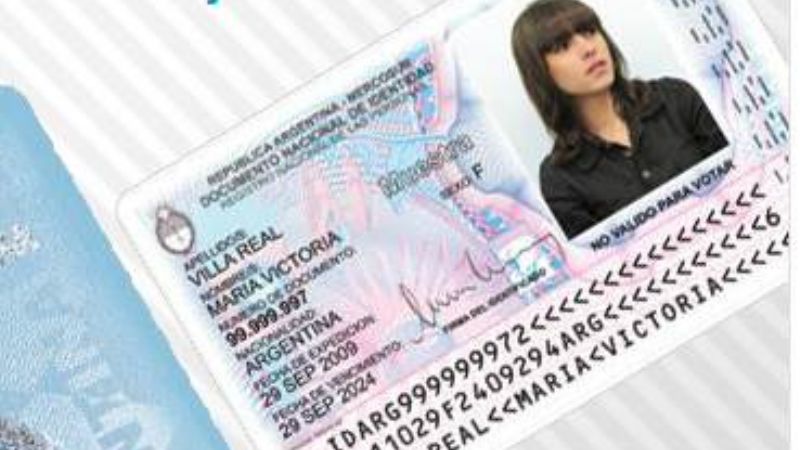 Desde el lunes, actualización de los DNI a los 14 años