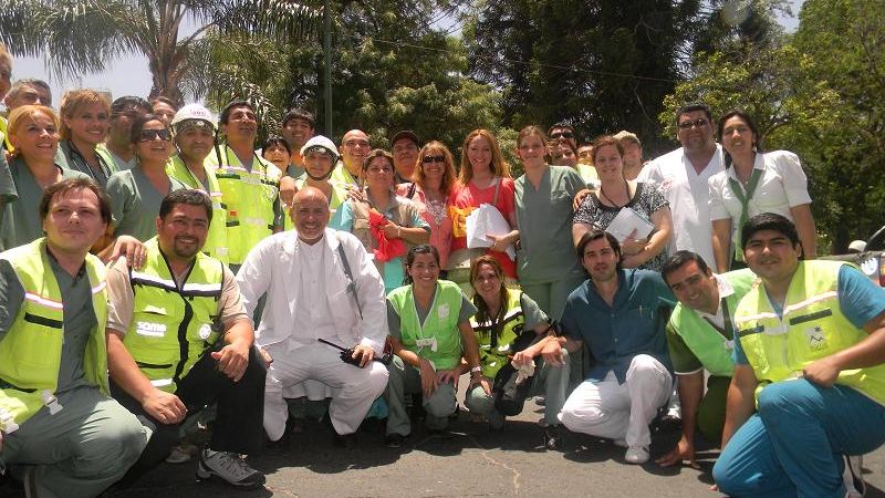 Exitoso simulacro de sismo en el Cine Teatro Catamarca