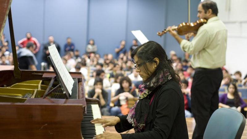 Concierto orquestal y coral de músicos capacitados por Cultura