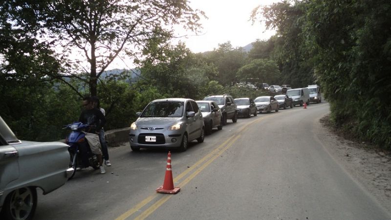 La ruta que va hacia los valles estará cortada nuevamente  