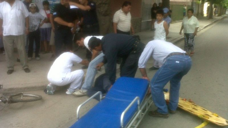 Grave accidente en pleno centro de Santa María