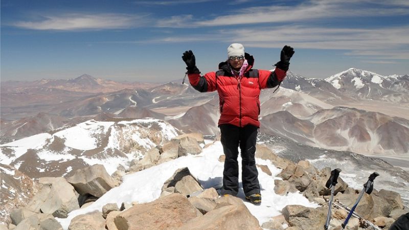 Úrsula Díaz comienza el camino a Katmandú