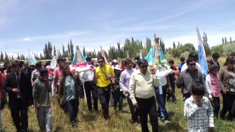 Tributo de los Atletas a la Virgen del Valle en la Puna