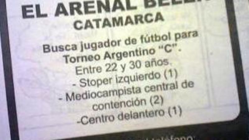 El Arenal y su "insolita" forma de buscar jugadores