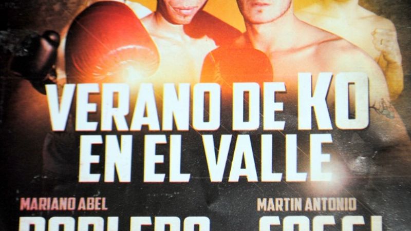 Robledo vs. Coggi, en el  “Verano de KO en el Valle”