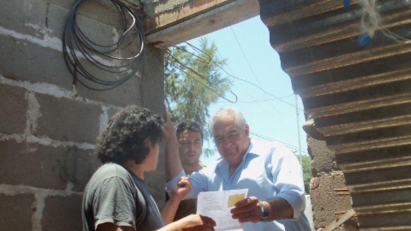 Cerca de 50 familias fueron relevadas por la Secretaría de Vivienda