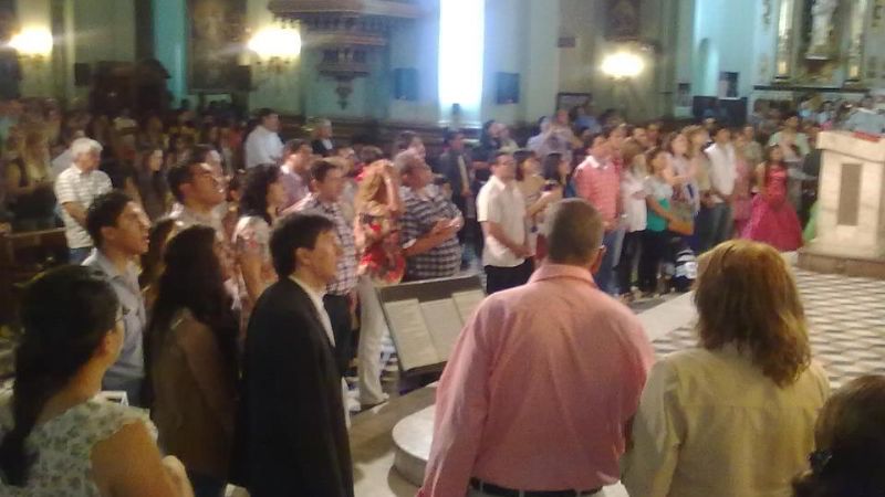 Se oficializaron miembros del Movimiento Familiar Cristiano