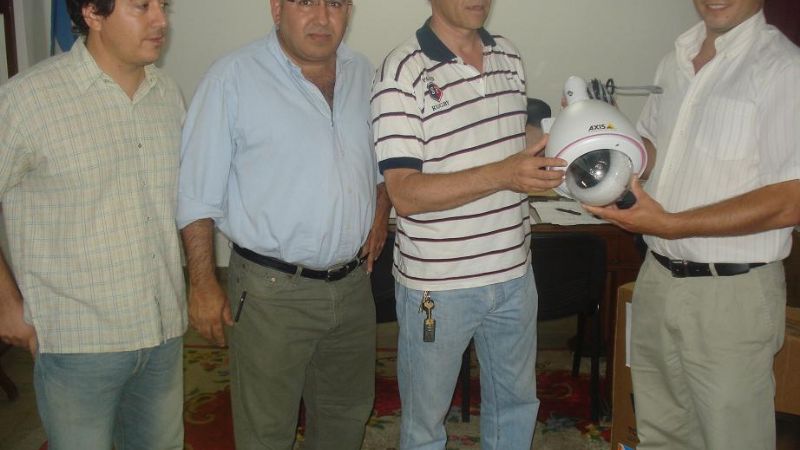 Se entregaron las primeras cámaras de seguridad    