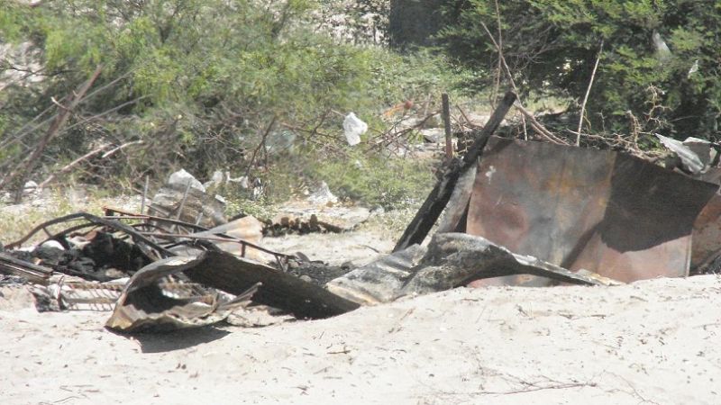 Una precaria vivienda se incendió en el barrio Montecristo  