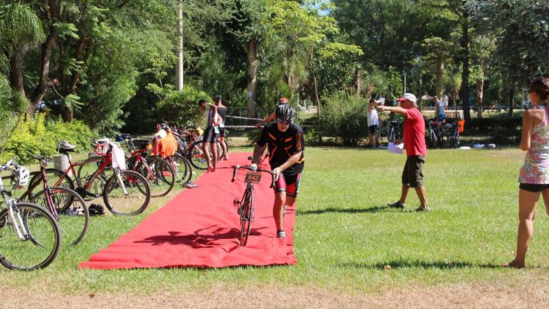 Se realizó el primer triatlón-biatlón del campeonato provincial