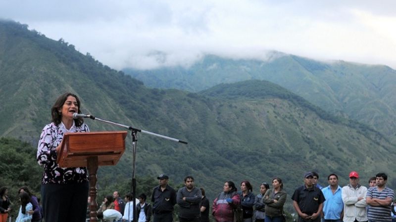 La gobernadora Corpacci abrió el “Verano 2013” en Aconquija