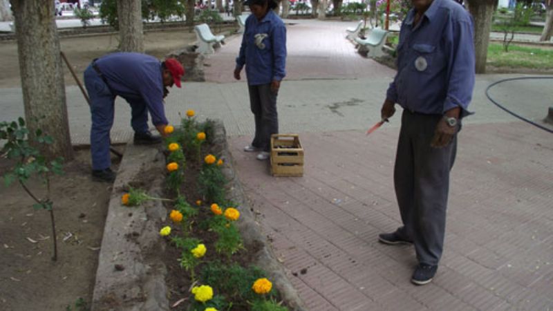 Nuevas mejoras en Plaza Belgrano en Santa María
