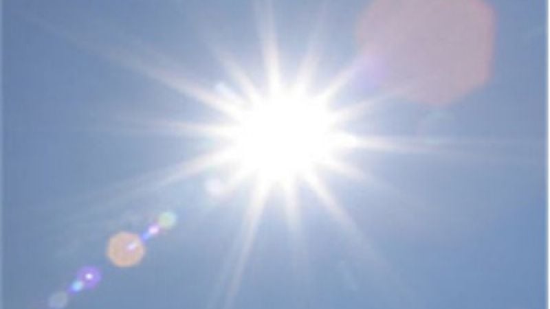 Recién el viernes se observa un descenso de la temperatura