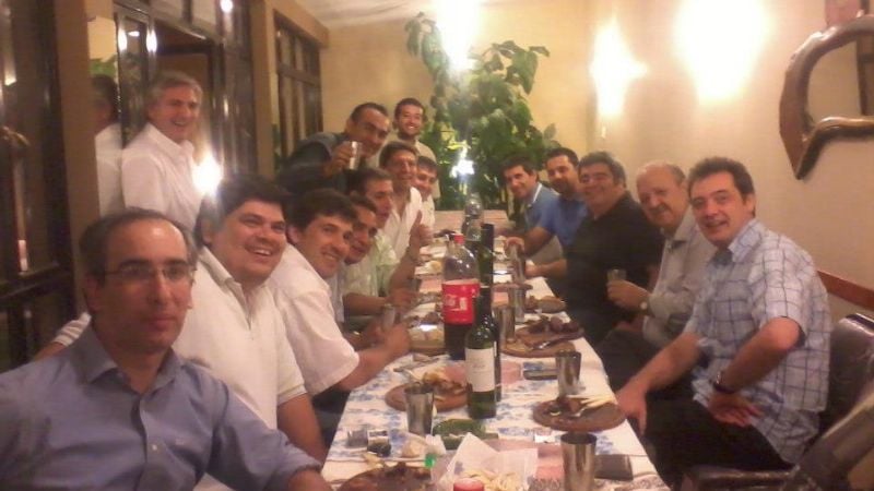 Con un selecto grupo, Brizuela del Moral despidió el año