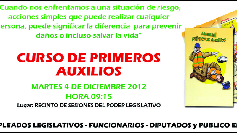 Curso de primeros auxilios  