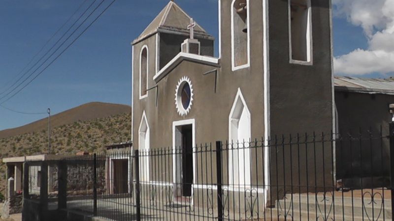 Mendoza con los vecinos de la Hoyada