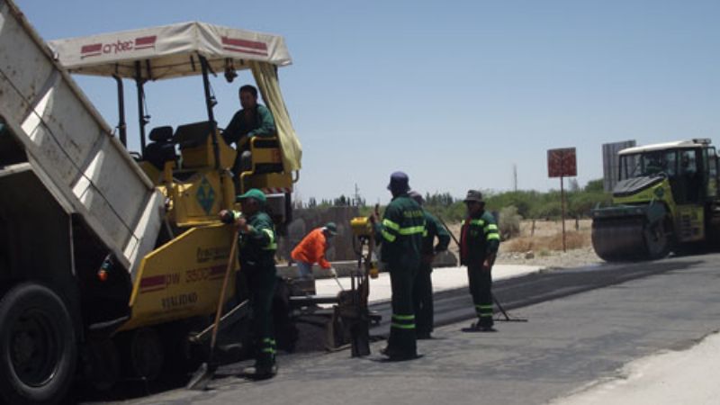 Comenzaron los trabajos de repavimentación en el acceso norte