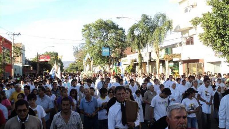 Una multitud veneró a la Virgen del Valle