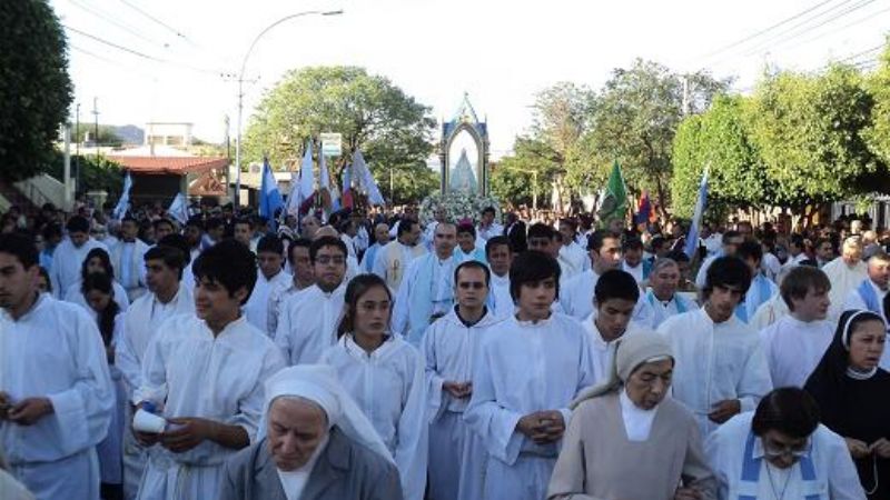 Una multitud veneró a la Virgen del Valle