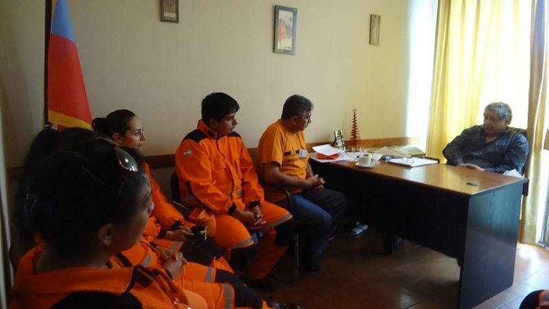 Bomberos voluntarios de Saujil expusieron sus necesidades a Bonaterra