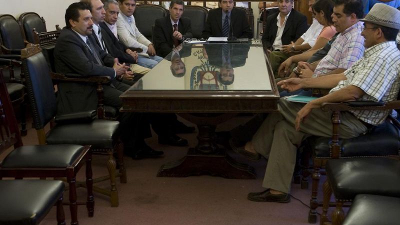 Gordillo brindó informe en Casa de Gobierno