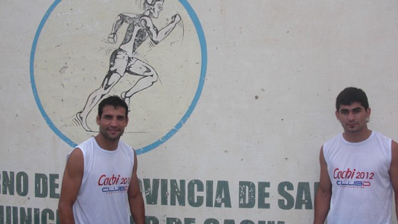 El “Zurdo” Barrionuevo de pretemporada en Cachi